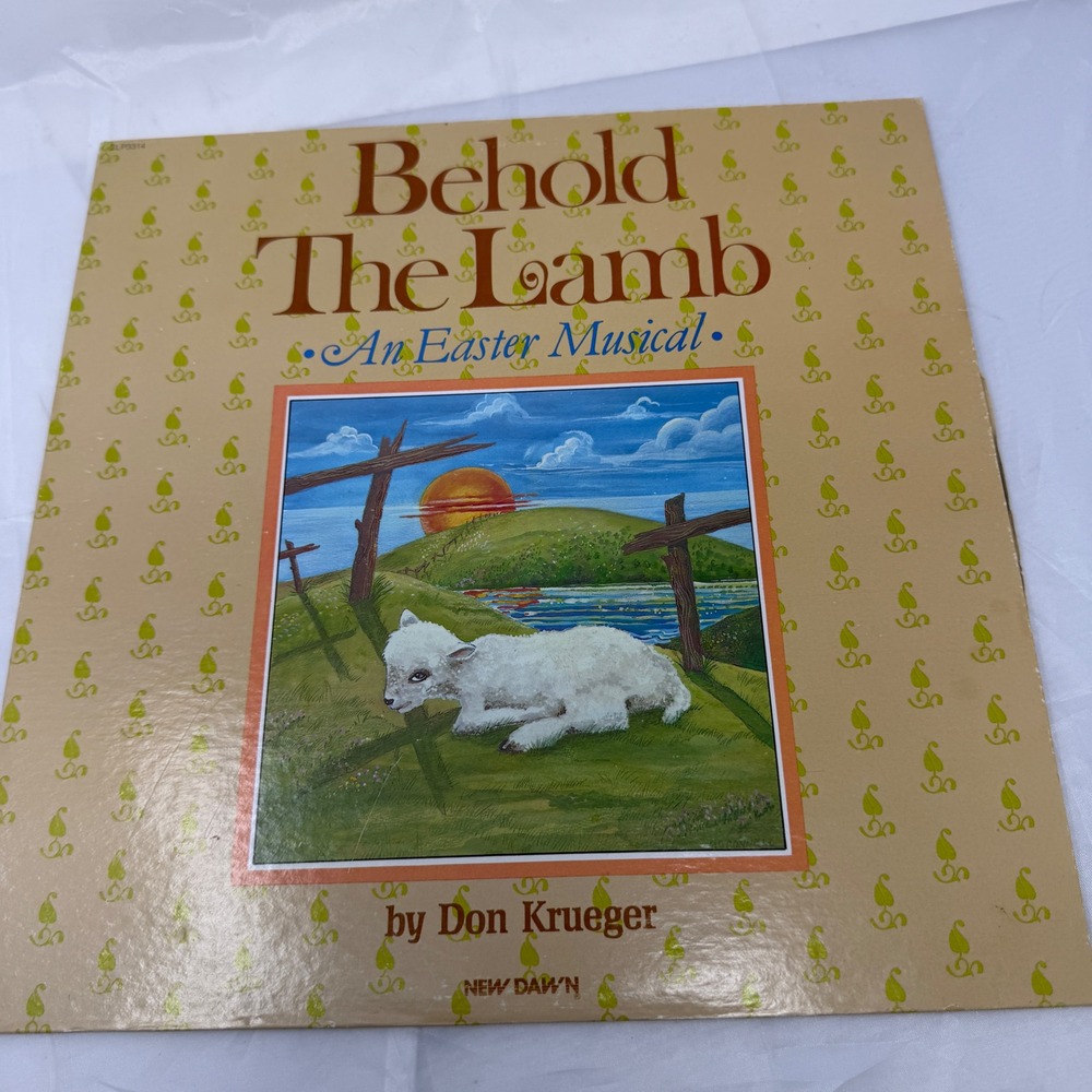 Behold The Lamb An Easter Musical Don Krueger Larry Mayfield Vinyl LP 1983